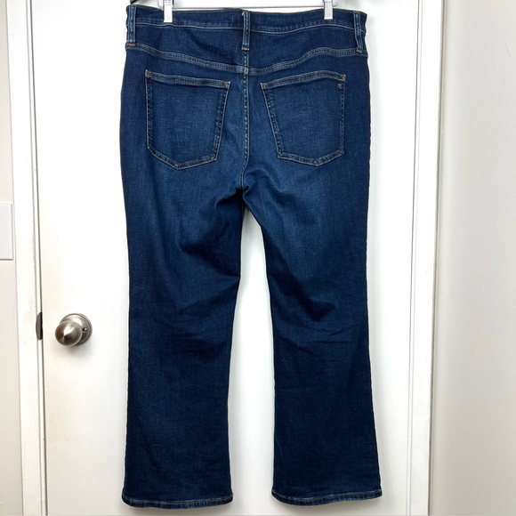 Madewell Mid Rise Kick Out Ankle Jeans Women’s sz 32 Medium Blue Stretch Casual - Picture 5 of 16